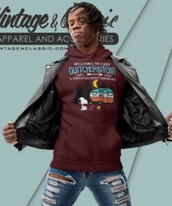 Snoopy Woodstock Welcome To Camp Quitcherbitchin Hoodie