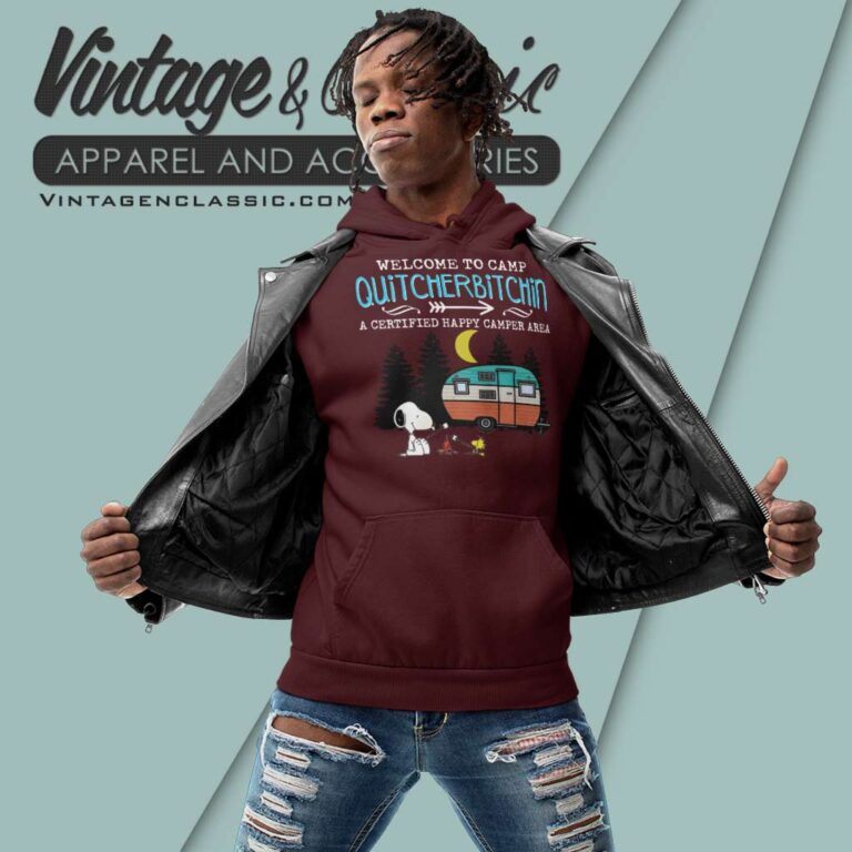 Snoopy Woodstock Welcome To Camp Quitcherbitchin Hoodie Snoopy Woodstock Welcome To Camp Quitcherbitchin Hoodie