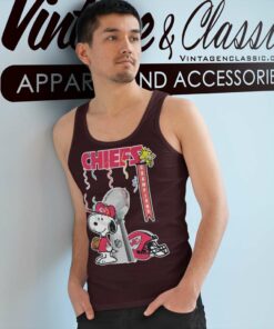 Snoopy Woodstock With Kansas City Chiefs Of Nfl Champions Tank Top Racerback