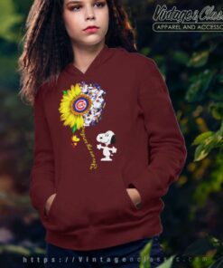 Snoopy Woodstock You Are My Sunshine Chicago Cubs Hoodie
