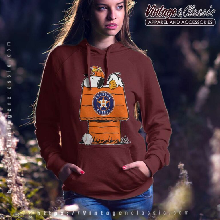 Snoopy Woodstock Houston Astros Baseball Hoodie Snoopy Woodstock Houston Astros Baseball Hoodie