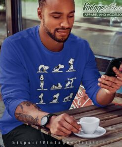 Snoopy Yoga Poses Sweatshirt