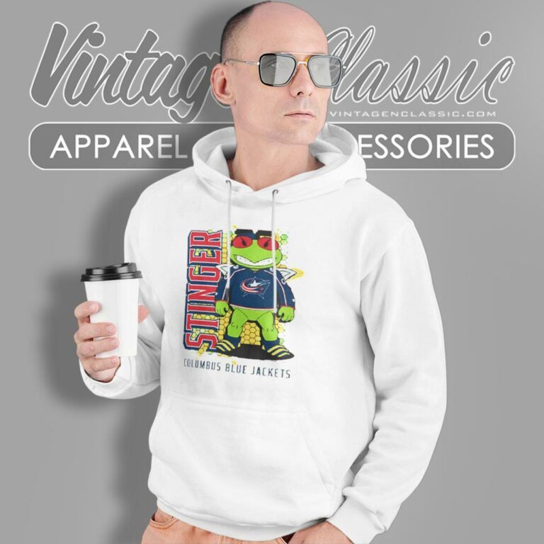Something Inked Stinger Columbus Blue Jackets Hoodie Something Inked Stinger Columbus Blue Jackets Hoodie