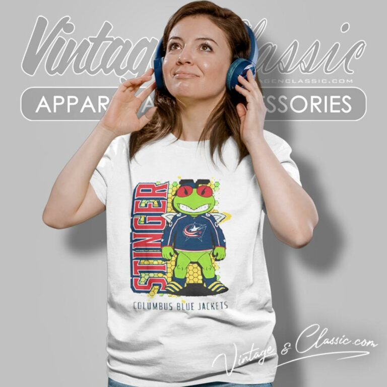 Something Inked Stinger Columbus Blue Jackets Women T Shirt Something Inked Stinger Columbus Blue Jackets Women T Shirt