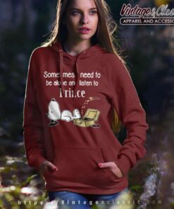 Snoopy Sometimes I Need To Be Alone And Listen To Prince Hoodie
