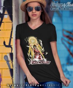 Son Goku Atlanta Falcons Shirt V Neck TShirt