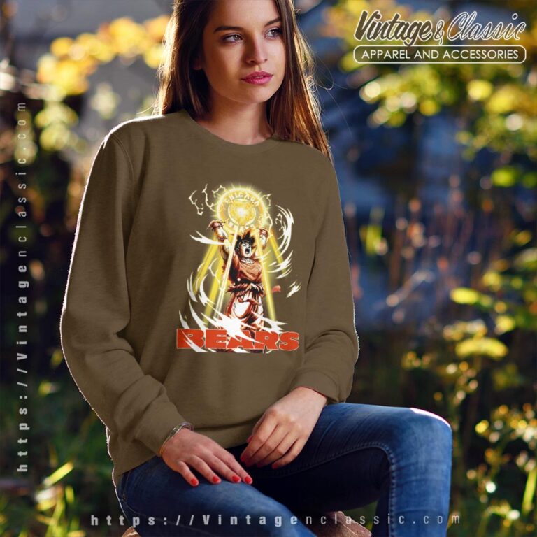 Son Goku Chicago Bears Shirt Sweatshirt Son Goku Chicago Bears Shirt Sweatshirt