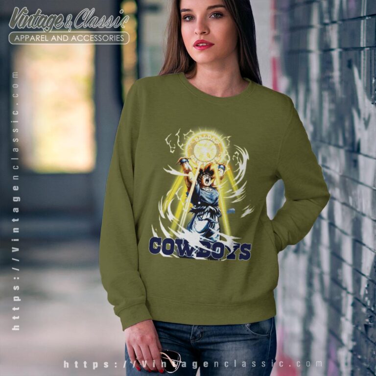 Son Goku Dallas Cowboys Shirt Sweatshirt Son Goku Dallas Cowboys Shirt Sweatshirt