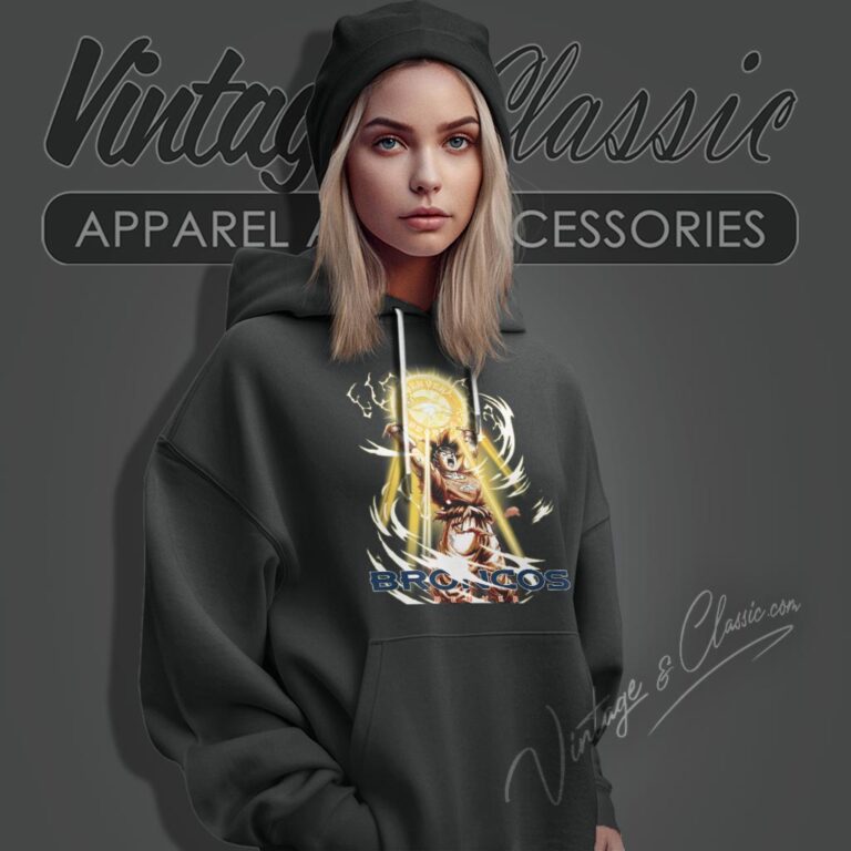 Son Goku Denver Broncos Shirt Hoodie Son Goku Denver Broncos Shirt Hoodie