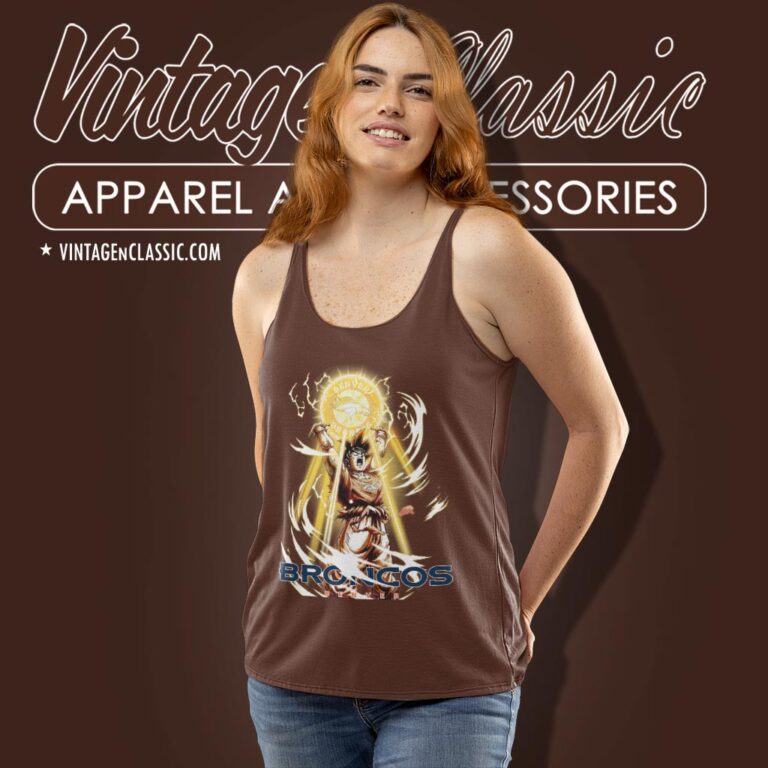 Son Goku Denver Broncos Shirt Tank Top Racerback Son Goku Denver Broncos Shirt Tank Top Racerback