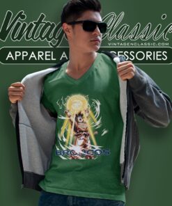 Son Goku Denver Broncos Shirt 5 Son Goku Denver Broncos Shirt V Neck TShirt