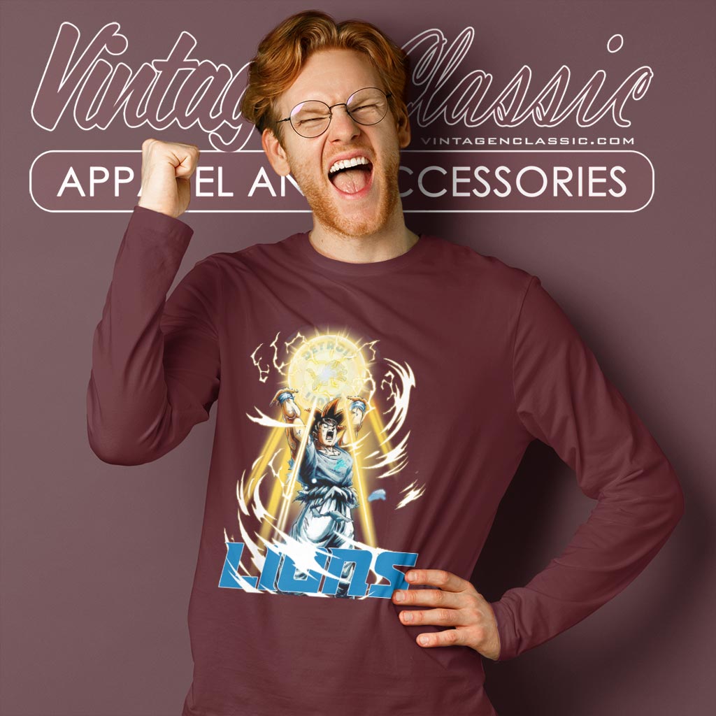 Son Goku Detroit Lions Shirt Son Goku Detroit Lions Shirt