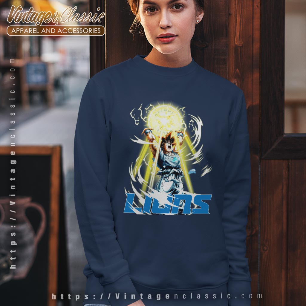 Son Goku Detroit Lions Shirt Son Goku Detroit Lions Shirt