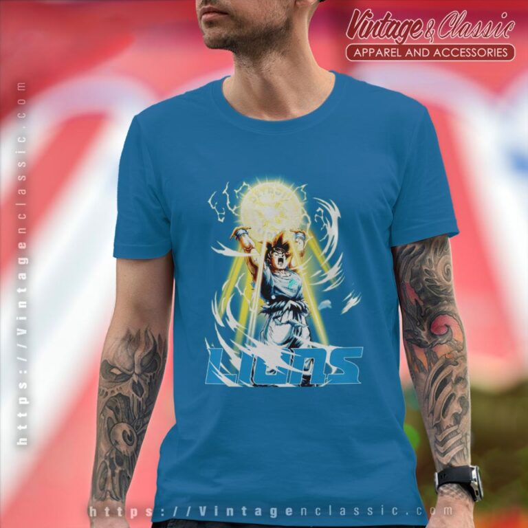 Son Goku Detroit Lions Shirt T shirt Son Goku Detroit Lions Shirt T shirt