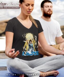 Son Goku Detroit Lions Shirt 5 Son Goku Detroit Lions Shirt V Neck TShirt