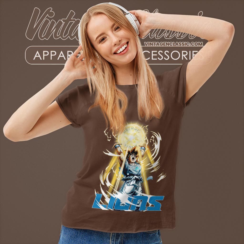 Son Goku Detroit Lions Shirt Son Goku Detroit Lions Shirt