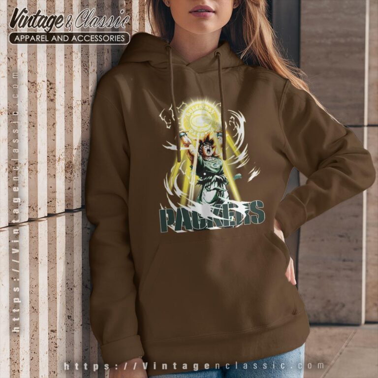Son Goku Green Bay Packers Shirt Hoodie Son Goku Green Bay Packers Shirt Hoodie