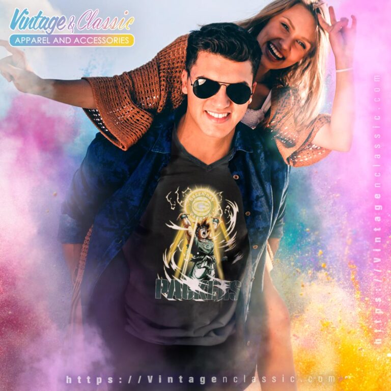 Son Goku Green Bay Packers Shirt V Neck TShirt Son Goku Green Bay Packers Shirt V Neck TShirt