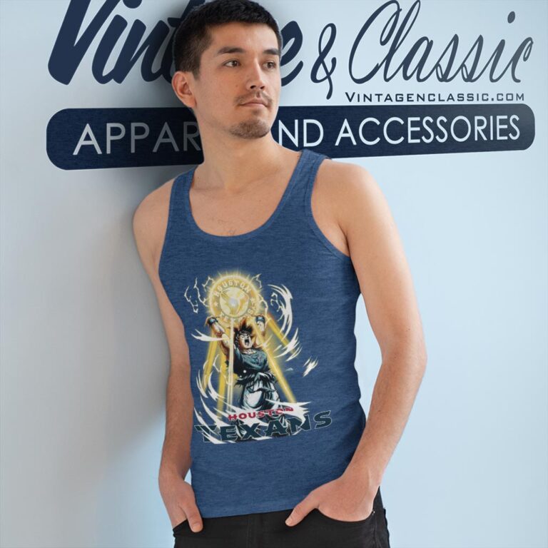 Son Goku Houston Texans Shirt Tank Top Racerback Son Goku Houston Texans Shirt Tank Top Racerback