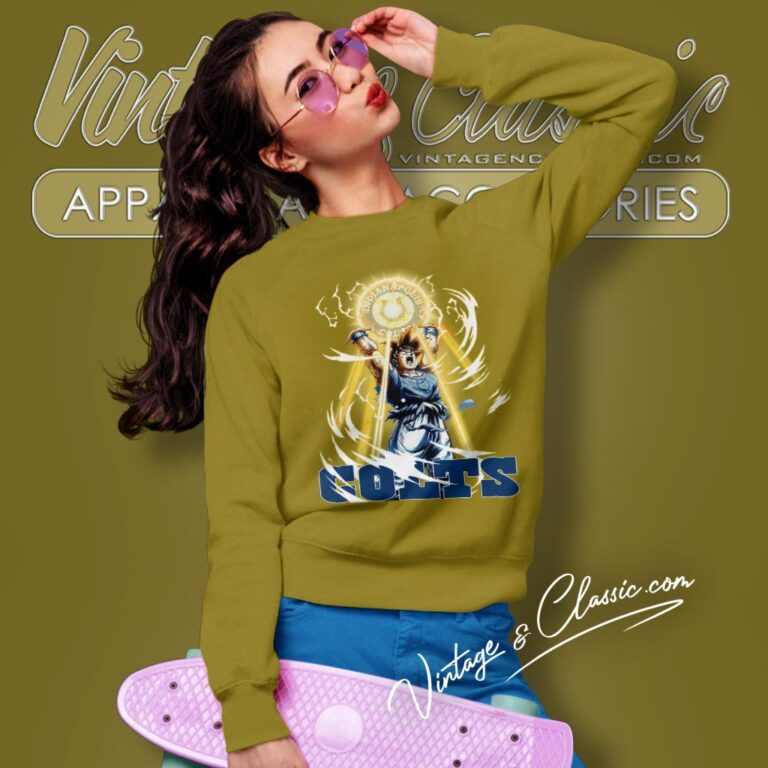 Son Goku Indianapolis Colts Shirt Sweatshirt Son Goku Indianapolis Colts Shirt Sweatshirt