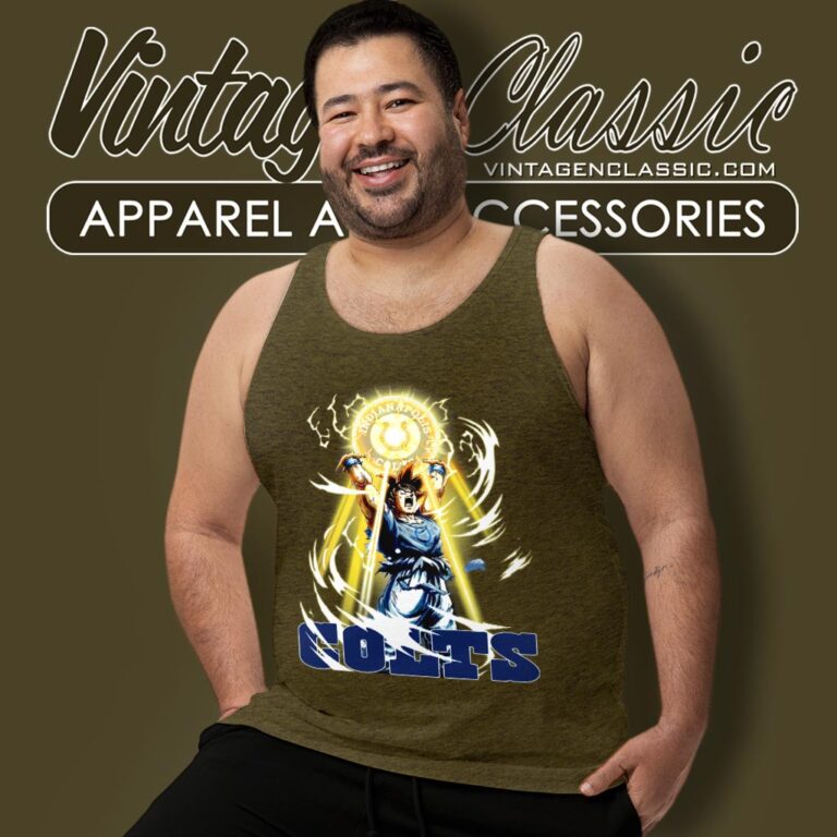 Son Goku Indianapolis Colts Shirt Tank Top Racerback Son Goku Indianapolis Colts Shirt Tank Top Racerback