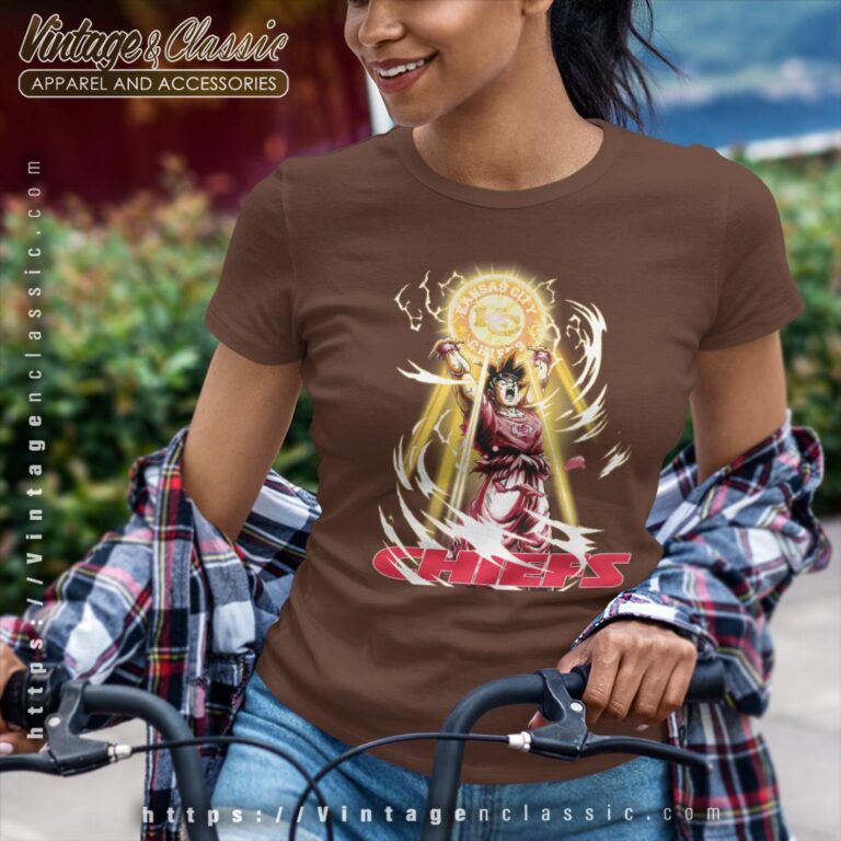 Son Goku Kansas City Chiefs Shirt Women T shirt Son Goku Kansas City Chiefs Shirt Women T shirt