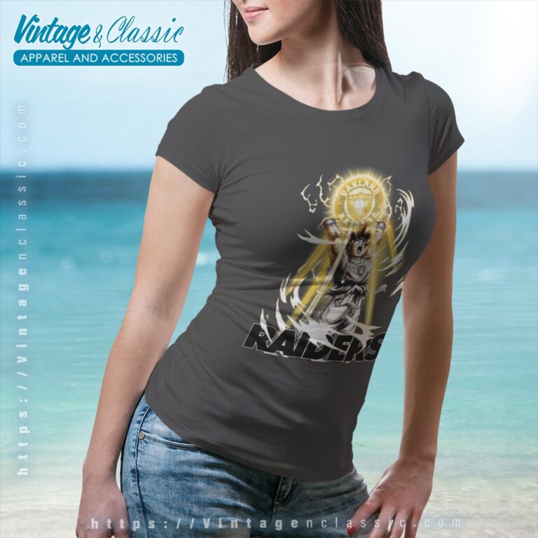 Son Goku Las Vegas Raiders Shirt Women T shirt Son Goku Las Vegas Raiders Shirt Women T shirt