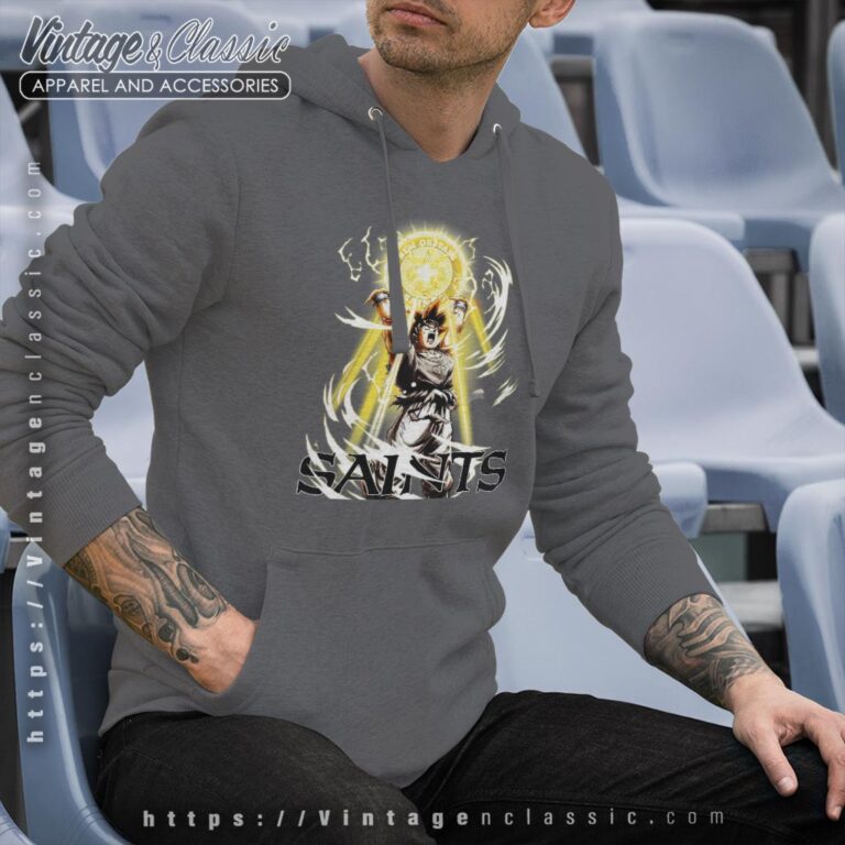 Son Goku New Orleans Saints Shirt Hoodie Son Goku New Orleans Saints Shirt Hoodie