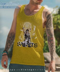Son Goku New Orleans Saints Shirt Tank Top Racerback