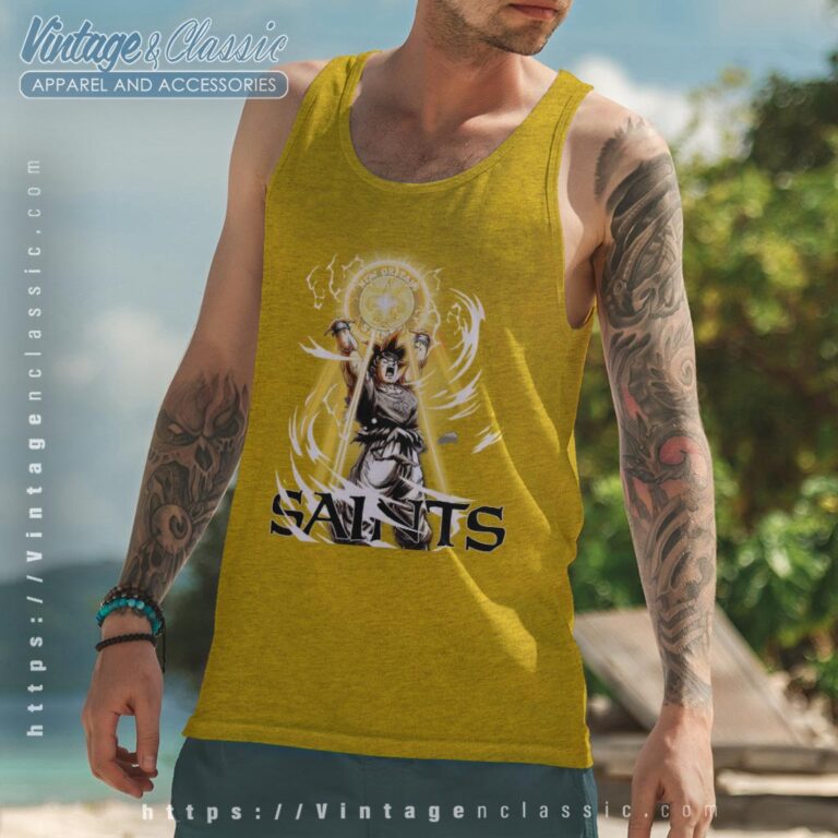 Son Goku New Orleans Saints Shirt Tank Top Racerback Son Goku New Orleans Saints Shirt Tank Top Racerback
