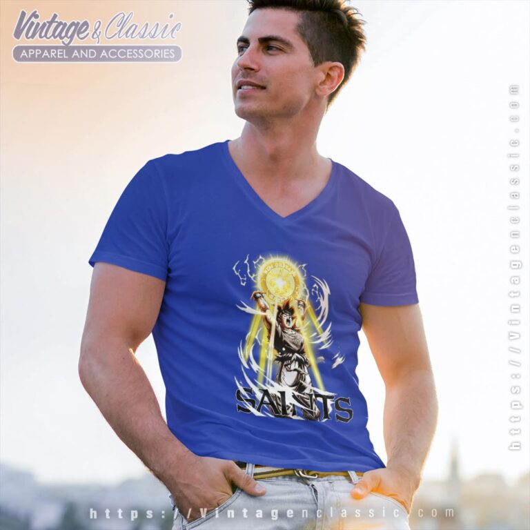 Son Goku New Orleans Saints Shirt V Neck TShirt Son Goku New Orleans Saints Shirt V Neck TShirt
