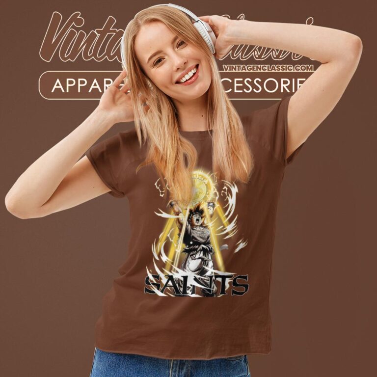 Son Goku New Orleans Saints Shirt Women T shirt Son Goku New Orleans Saints Shirt Women T shirt