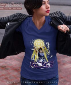 Son Goku New York Giants Shirt V Neck TShirt