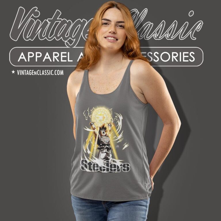 Son Goku Pittsburgh Steelers Shirt Tank Top Racerback Son Goku Pittsburgh Steelers Shirt Tank Top Racerback