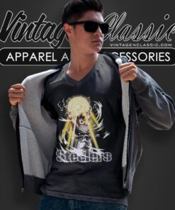 Son Goku Pittsburgh Steelers Shirt 5 Son Goku Pittsburgh Steelers Shirt V Neck TShirt