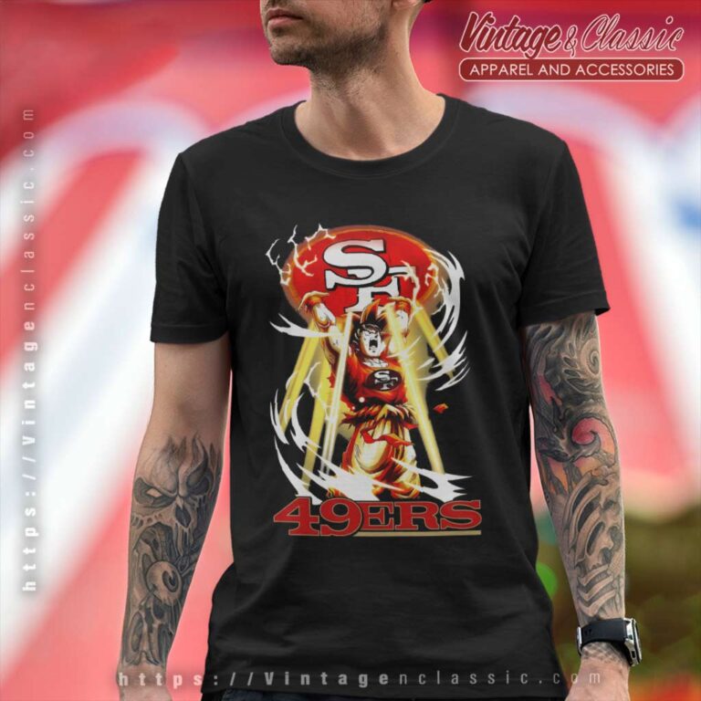 Son Goku San Francisco 49ers T Shirt Son Goku San Francisco 49ers T Shirt