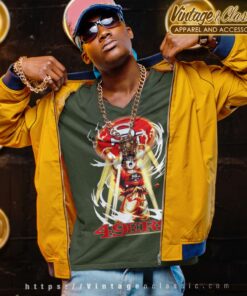 Son Goku San Francisco 49ers V Neck TShirt