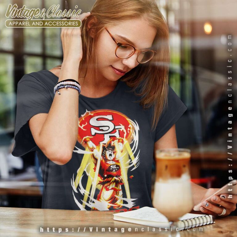 Son Goku San Francisco 49ers Women TShirt Son Goku San Francisco 49ers Women TShirt