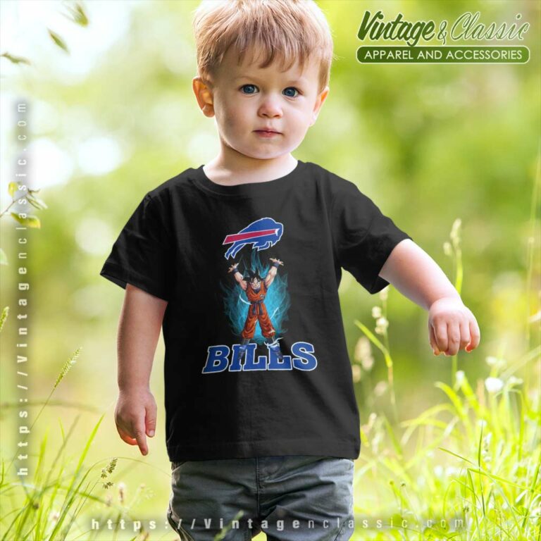 Son Goku Shares Your Energy Buffalo Bills Kids T Shirt Son Goku Shares Your Energy Buffalo Bills Kids T Shirt