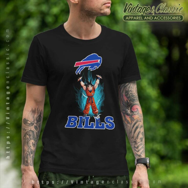 Son Goku Shares Your Energy Buffalo Bills T Shirt Son Goku Shares Your Energy Buffalo Bills T Shirt