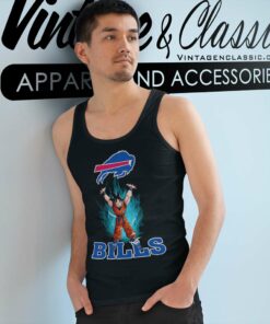 Son Goku Shares Your Energy Buffalo Bills Tank Top Racerback