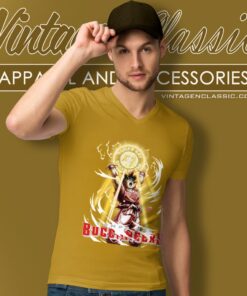 Son Goku Tampa Bay Buccaneers Shirt 5 Son Goku Tampa Bay Buccaneers Shirt V Neck TShirt