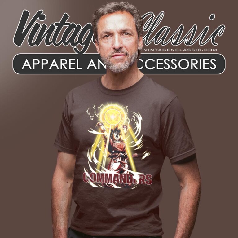 Son Goku Washington Commanders Shirt T shirt Son Goku Washington Commanders Shirt T shirt