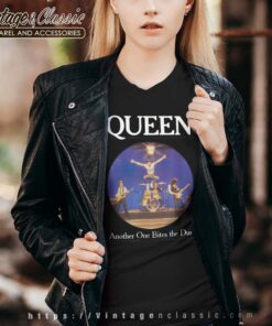 Song Another One Bites The Dust Queen Vneck