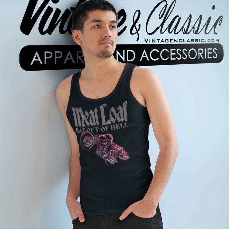 Song Bat Out Of Hell Bike Meat Loaf Tank Top Racerback Song Bat Out Of Hell Bike Meat Loaf Tank Top Racerback