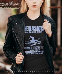 Song California Girls Beach Boys Shirt 4 Song California Girls Beach Boys Vneck