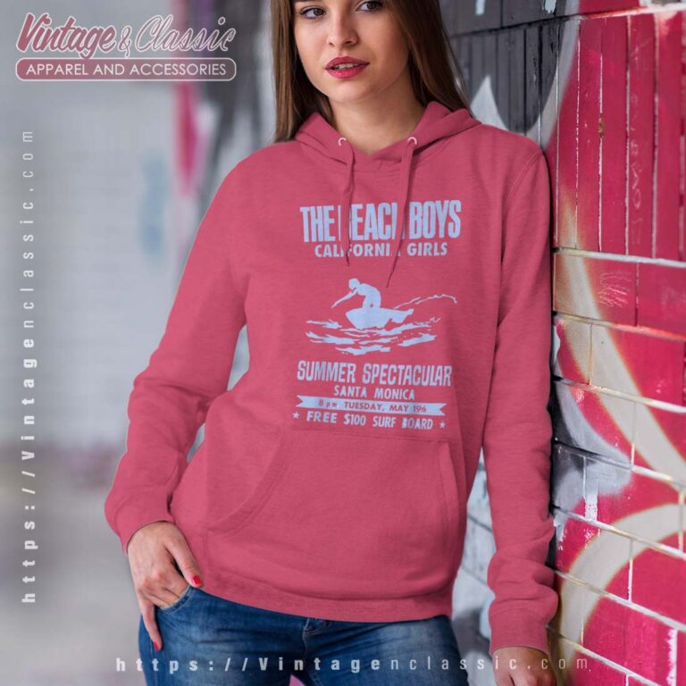 Song California Girls Beach Boys Women Hoodie Song California Girls Beach Boys Women Hoodie