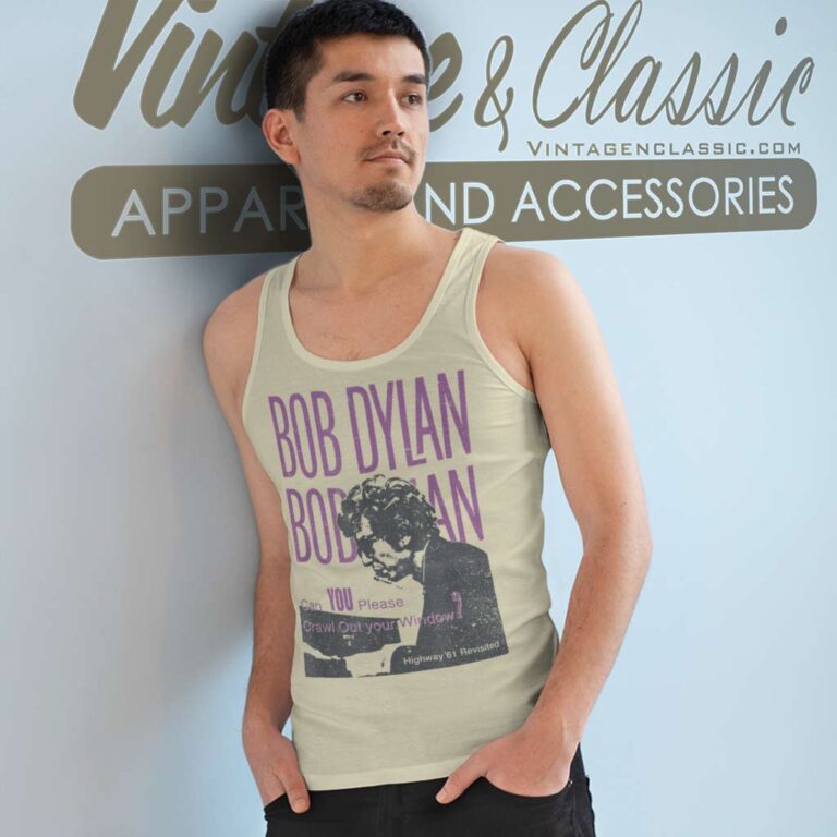 Song Can You Please Crawl Out Your Window Bob Dylan Tank Top Racerback Song Can You Please Crawl Out Your Window Bob Dylan Tank Top Racerback