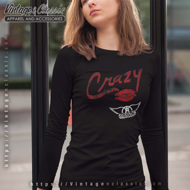 Song Crazy Aerosmith Shirt Longsleeves T shirt Song Crazy Aerosmith Shirt Longsleeves T shirt