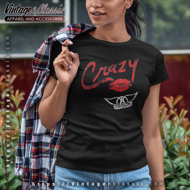 Song Crazy Aerosmith Tshirt Song Crazy Aerosmith Tshirt